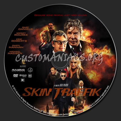 Skin Traffik dvd label
