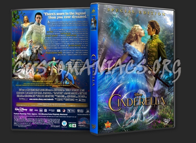 Cinderella (2015) dvd cover