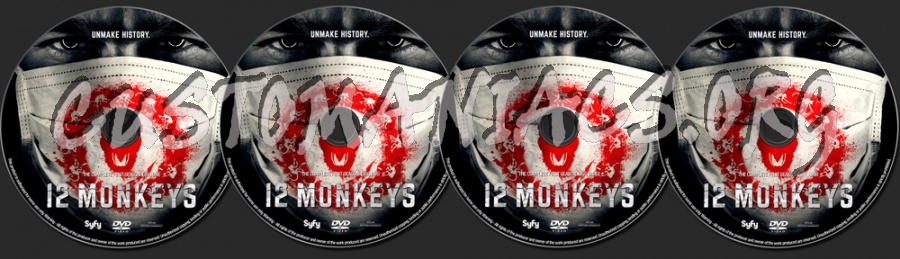 12 Monkeys Season 1 dvd label