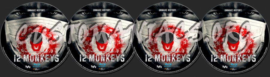 12 Monkeys Season 1 blu-ray label