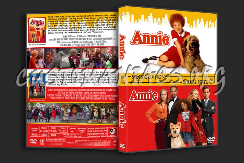 Annie Double Feature dvd cover