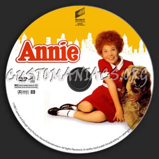 Annie dvd label