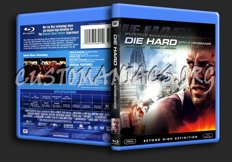 Die Hard With A Vengeance blu-ray cover