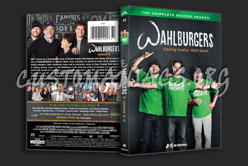 Wahlburgers Season 2 dvd cover