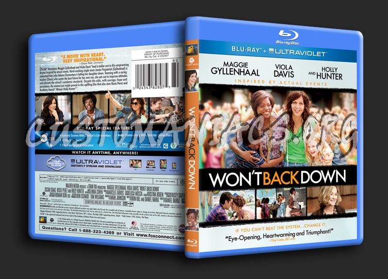 Won't Back Down blu-ray cover