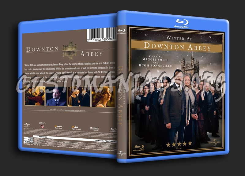 Winter At Downton Abbey blu-ray cover
