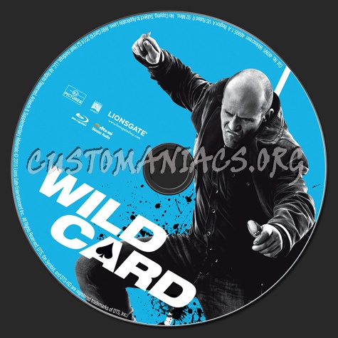 Wild Card blu-ray label