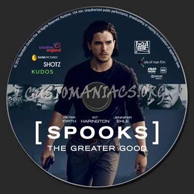 Spooks: The Greater Good dvd label