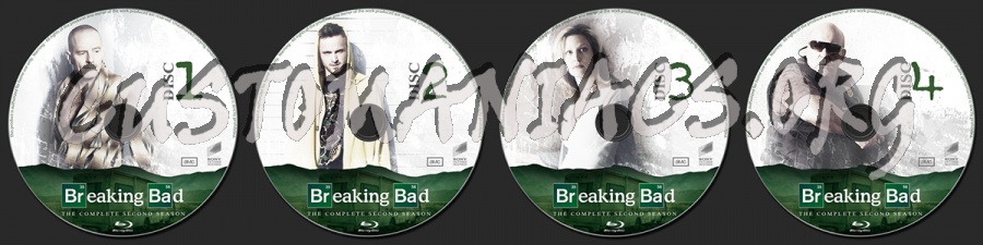 Breaking Bad Season 2 blu-ray label