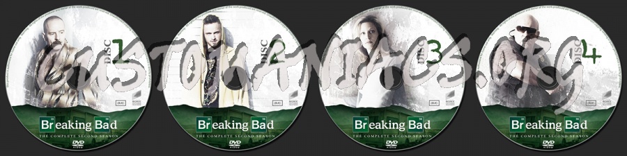 Breaking Bad Season 2 dvd label