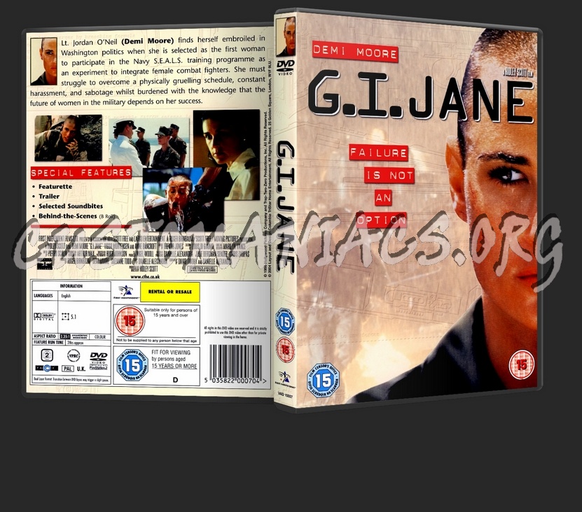 G.I. Jane dvd cover