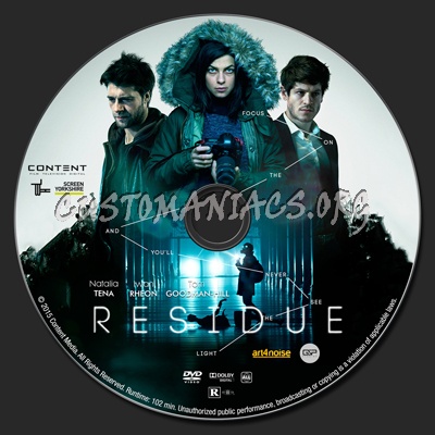 Residue dvd label