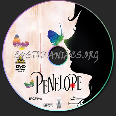 Penelope dvd label