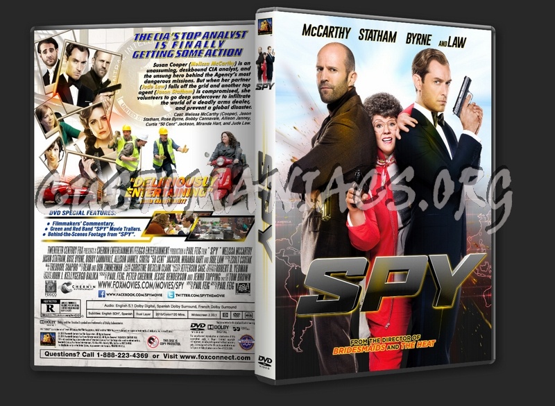 Spy (2015) dvd cover