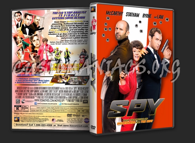 Spy (2015) dvd cover