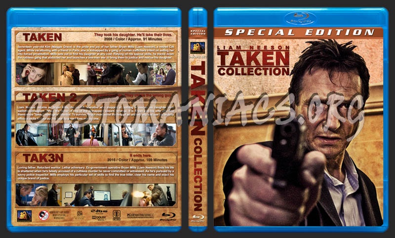 Taken Collection blu-ray cover