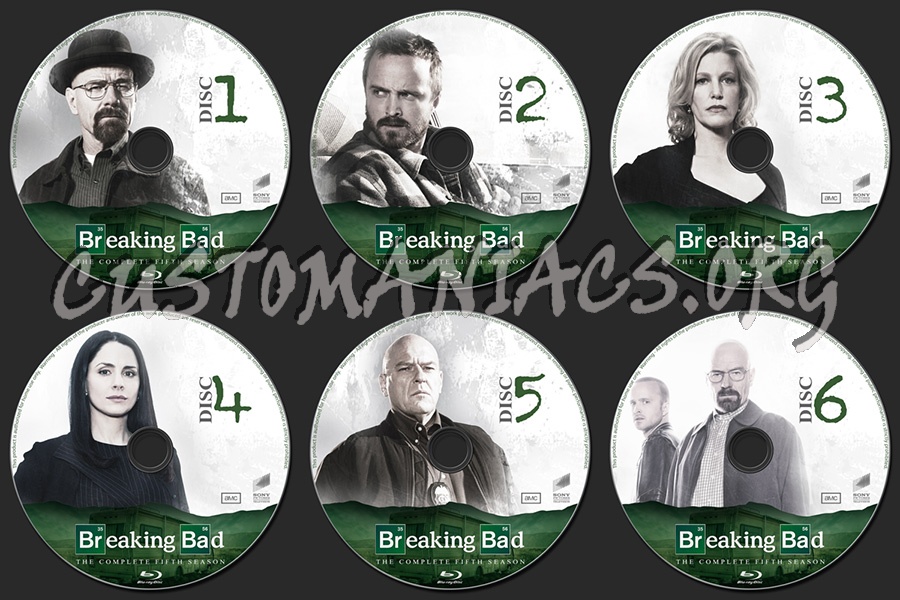 Breaking Bad Season 5 blu-ray label