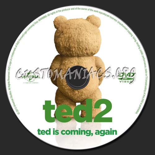 Ted 2 dvd label