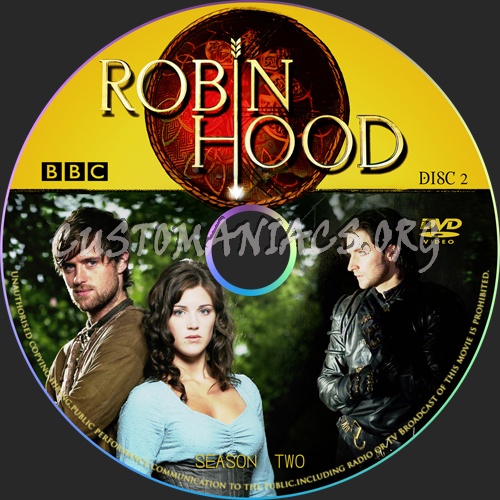 Robin Hood season 2 dvd label