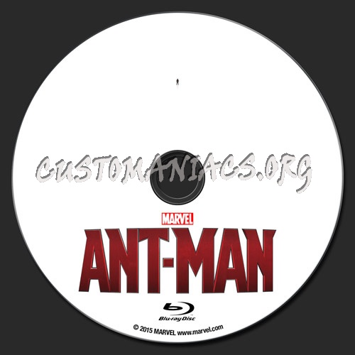 Ant-Man blu-ray label