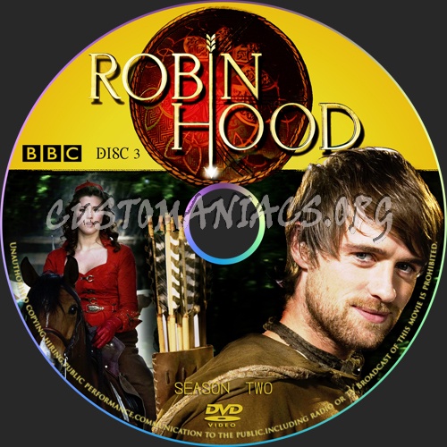 Robin Hood season 2 dvd label