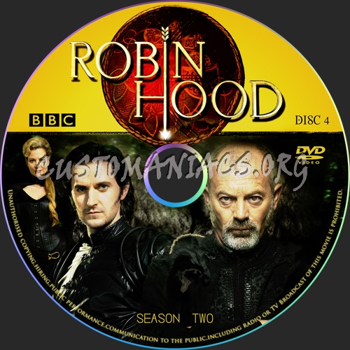 Robin Hood season 2 dvd label