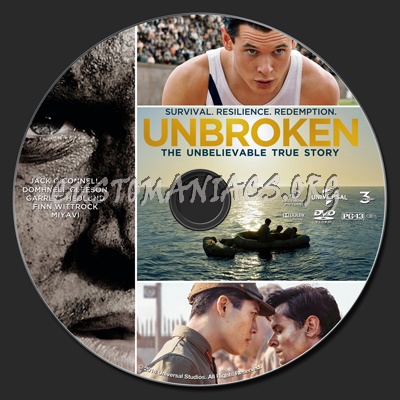 Unbroken dvd label