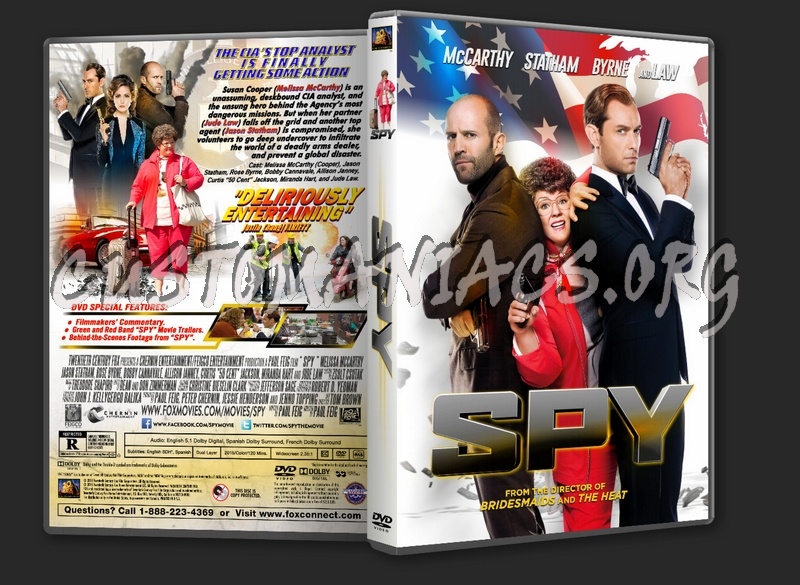 Spy (2015) dvd cover