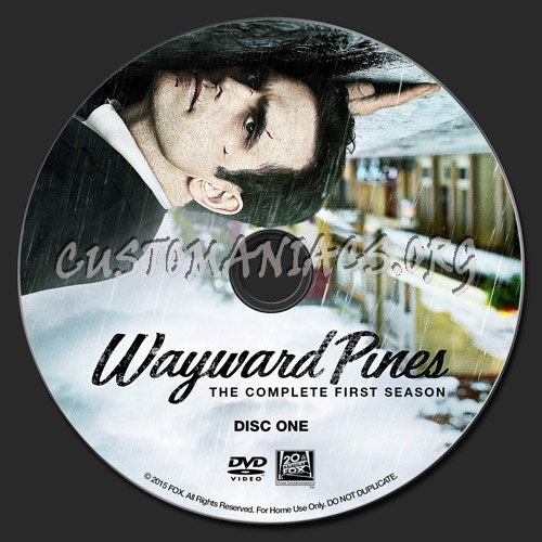 Wayward Pines Season One dvd label