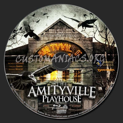 The Amityville Playhouse blu-ray label