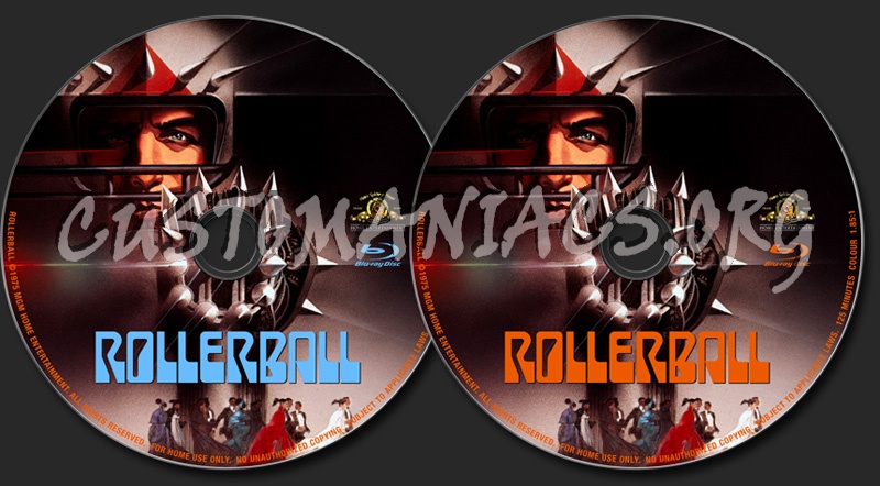 Rollerball (1975) blu-ray label