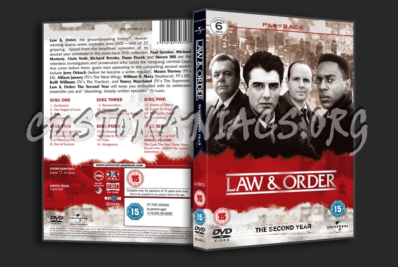 Law & Order Season 2 dvd cover