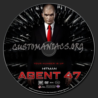 Hitman: Agent 47 dvd label