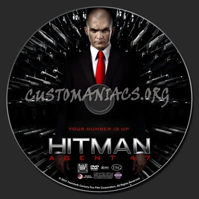 Hitman: Agent 47 dvd label