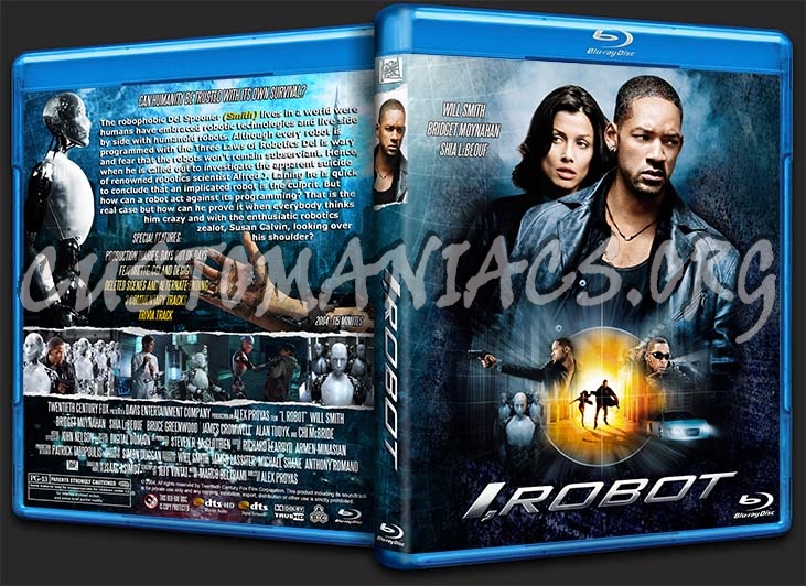 I, Robot blu-ray cover