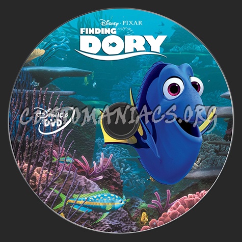 Finding Dory dvd label