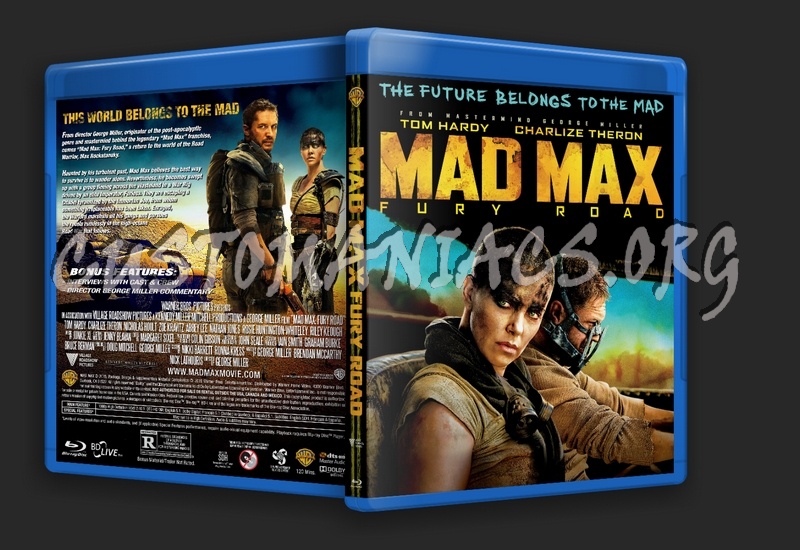 Mad Max Fury Road blu-ray cover