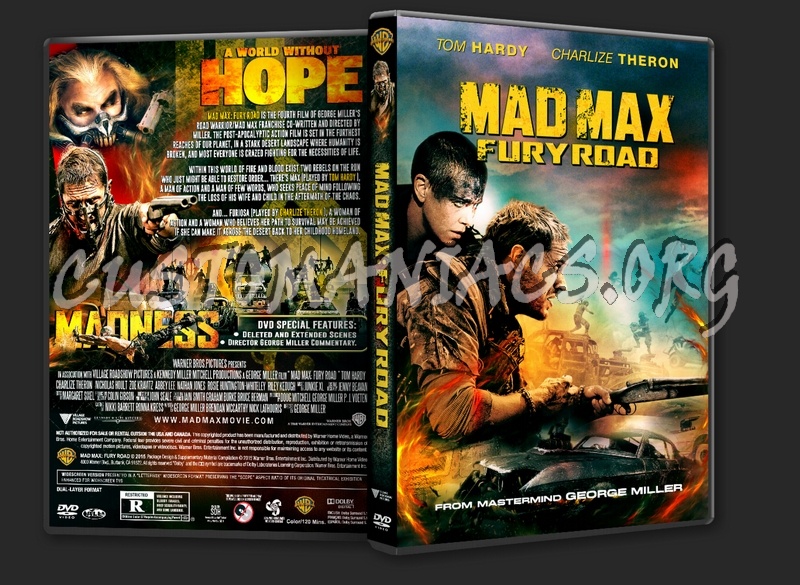 Mad Max  Fury Road (2015) dvd cover