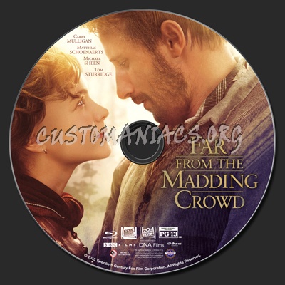 Far From The Madding Crowd (2015) blu-ray label