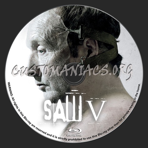 Saw 5 blu-ray label