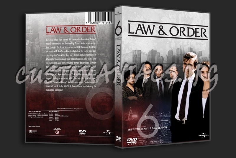 Law & Order Season 6 dvd cover