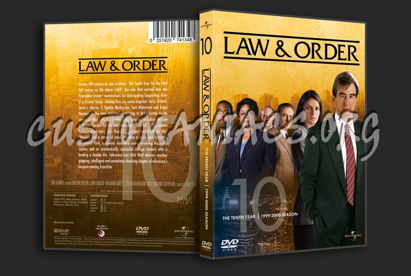 Law & Order Season 10 dvd cover