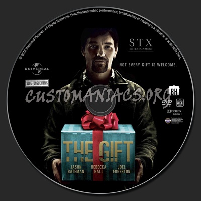 The Gift (2015) dvd label