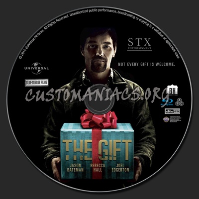 The Gift (2015) blu-ray label