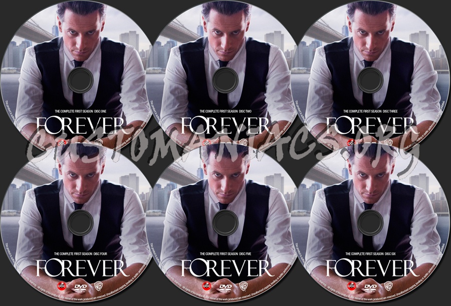 Forever Season 1 dvd label