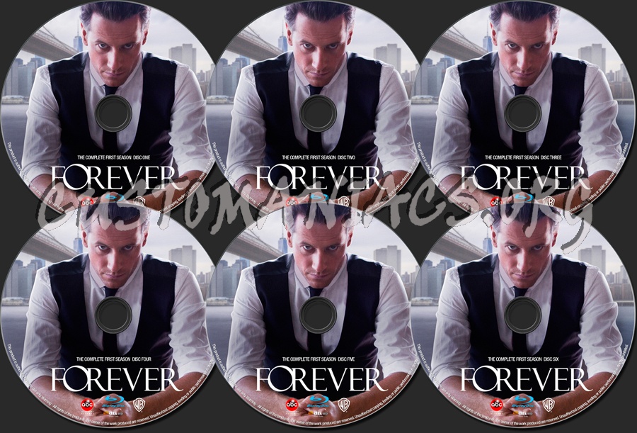 Forever Season 1 blu-ray label