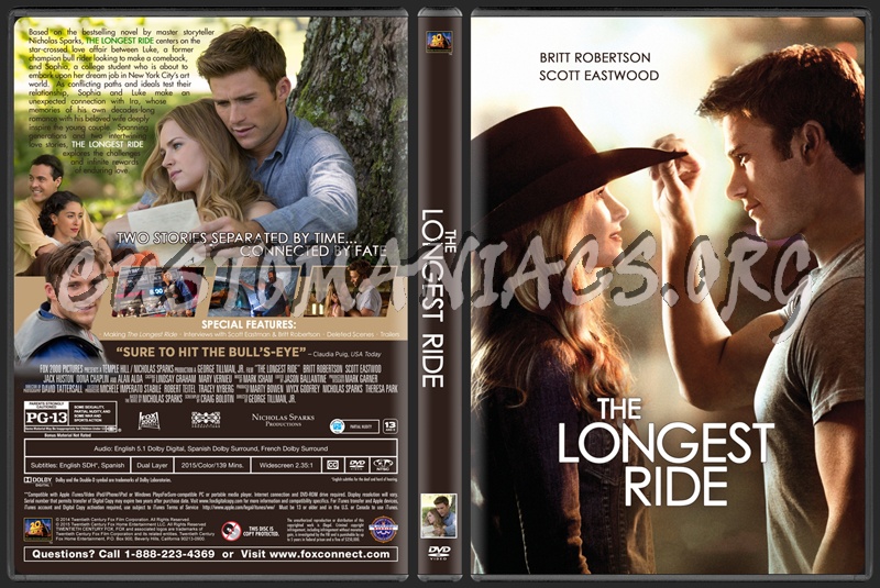 The Longest Ride dvd cover