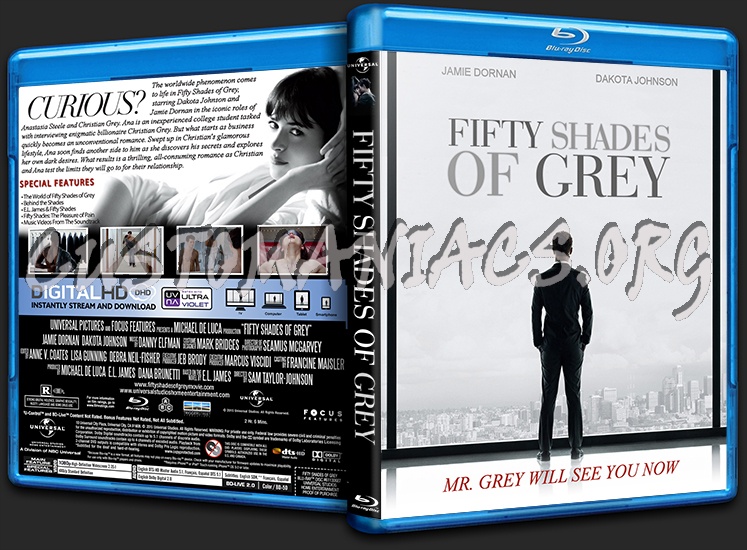 Fifty Shades of Grey blu-ray cover