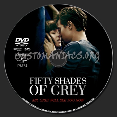 Fifty Shades of Grey dvd label