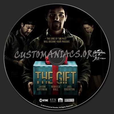 The Gift (2015) blu-ray label